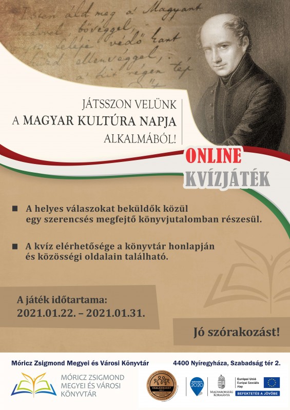 A magyar kultúra napja2021_Kvíz Plakát