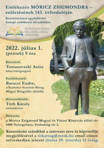 MóriczZs_143 évford_Plakát_2022