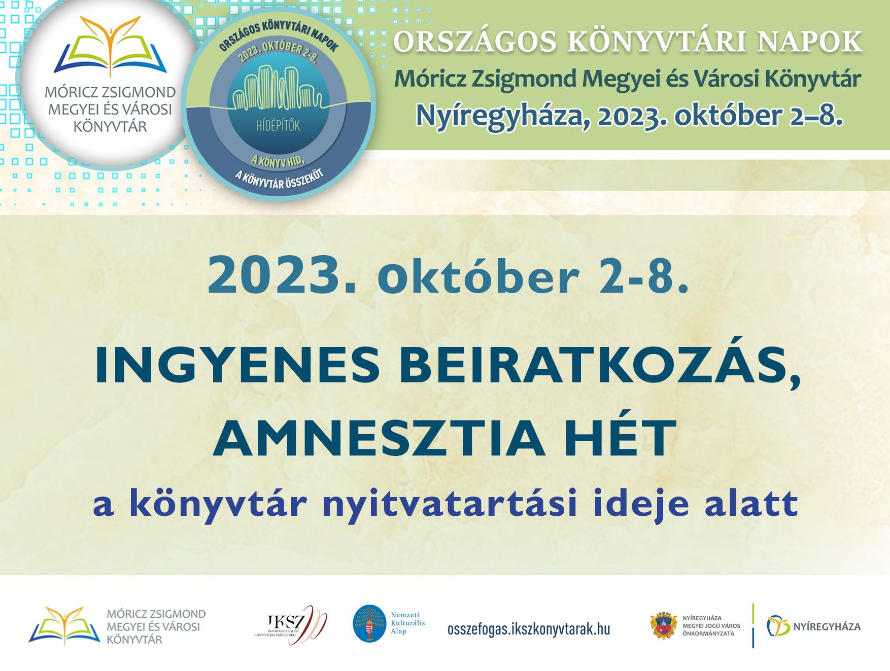 OKN 2023_Ingyenes és amnesztia_plakát