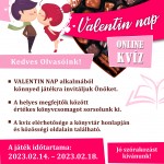 Valentin nap_Online_KVÍZ Plakát